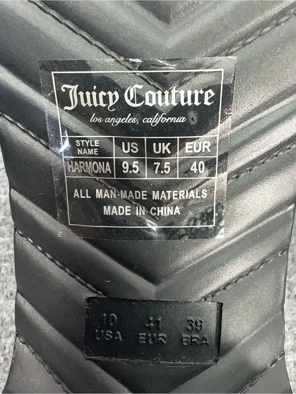 Juicy Couture Harmona Rhinestone Platform Slide Sandals NWT 9.5